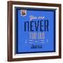 You are Never Too Old 1-Lorand Okos-Framed Art Print