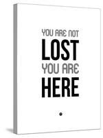 You are Not Lost White-NaxArt-Stretched Canvas