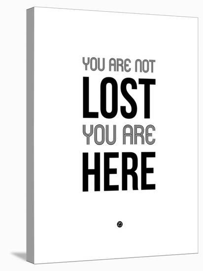 You are Not Lost White-NaxArt-Stretched Canvas