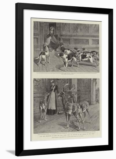 You are Requested to Keep the Hall Doors Shut on Account of the Animals in the Park-Samuel Edmund Waller-Framed Giclee Print