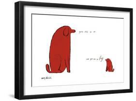 You Are So Little and You Are So Big, c. 1958-Andy Warhol-Framed Art Print