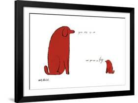 You Are So Little And You Are So Big, c. 1958-Andy Warhol-Framed Art Print