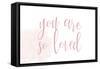 You are So Loved-Kimberly Allen-Framed Stretched Canvas