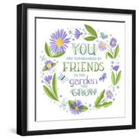 You are Surrounded by Friends-Heather Rosas-Framed Art Print