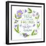 You are Surrounded by Friends-Heather Rosas-Framed Art Print