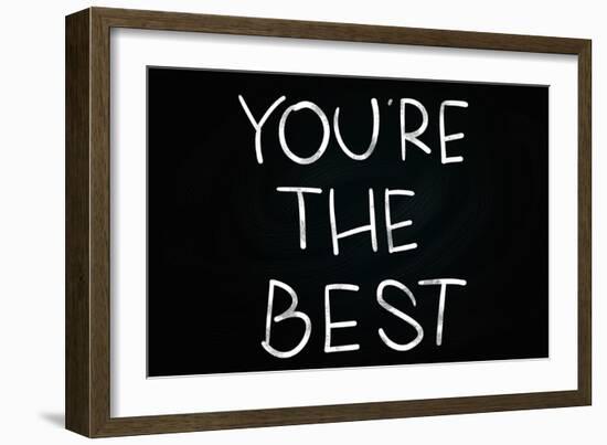 You are the Best-airdone-Framed Art Print