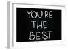 You are the Best-airdone-Framed Art Print