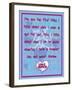 You are the First Thing I Think About-Cathy Cute-Framed Giclee Print