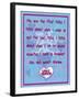 You are the First Thing I Think About-Cathy Cute-Framed Giclee Print