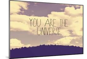 You are the Universe-Vintage Skies-Mounted Giclee Print