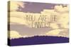 You are the Universe-Vintage Skies-Stretched Canvas