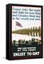 You are Wanted at the Front, Enlist Today Recruitment Poster-null-Framed Stretched Canvas