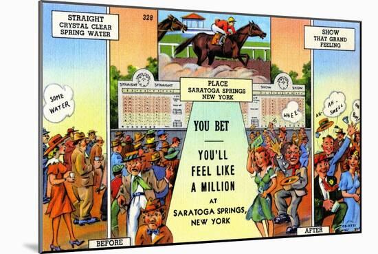 You Bet-Curt Teich & Company-Mounted Art Print