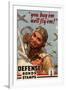 You Buy Em We'll Fly Em Defense Bonds Stamps WWII War Propaganda-null-Framed Art Print