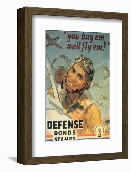 You Buy'em We'll Fly'em!-H^H^ Wilkinsons-Framed Art Print