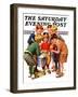 "You Can Be the Water Boy!," Saturday Evening Post Cover, November 27, 1937-Frances Tipton Hunter-Framed Giclee Print