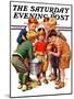 "You Can Be the Water Boy!," Saturday Evening Post Cover, November 27, 1937-Frances Tipton Hunter-Mounted Giclee Print