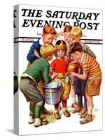 "You Can Be the Water Boy!," Saturday Evening Post Cover, November 27, 1937-Frances Tipton Hunter-Stretched Canvas