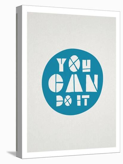 You Can Do It Affirmation Dot-null-Stretched Canvas