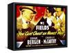 You Can'T Cheat an Honest Man, W.C. Fields, Charlie Mccarthy, Edgar Bergen on Window Card, 1939-null-Framed Stretched Canvas