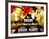 You Can'T Cheat an Honest Man, W.C. Fields, Charlie Mccarthy, Edgar Bergen on Window Card, 1939-null-Framed Art Print