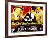 You Can'T Cheat an Honest Man, W.C. Fields, Charlie Mccarthy, Edgar Bergen on Window Card, 1939-null-Framed Art Print