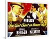 You Can'T Cheat an Honest Man, W.C. Fields, Charlie Mccarthy, Edgar Bergen on Window Card, 1939-null-Framed Art Print