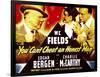 You Can'T Cheat an Honest Man, W.C. Fields, Charlie Mccarthy, Edgar Bergen on Window Card, 1939-null-Framed Art Print