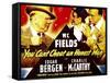 You Can'T Cheat an Honest Man, W.C. Fields, Charlie Mccarthy, Edgar Bergen on Window Card, 1939-null-Framed Stretched Canvas