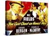 You Can'T Cheat an Honest Man, W.C. Fields, Charlie Mccarthy, Edgar Bergen on Window Card, 1939-null-Stretched Canvas