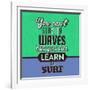 You Can't Stop the Waves 1-Lorand Okos-Framed Art Print