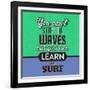 You Can't Stop the Waves 1-Lorand Okos-Framed Art Print