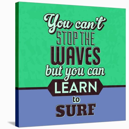 You Can't Stop the Waves 1-Lorand Okos-Stretched Canvas