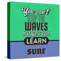 You Can't Stop the Waves 1-Lorand Okos-Stretched Canvas