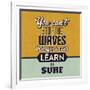 You Can't Stop the Waves-Lorand Okos-Framed Art Print