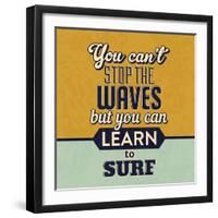 You Can't Stop the Waves-Lorand Okos-Framed Art Print