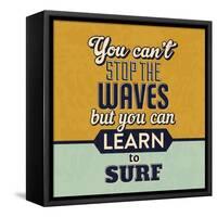 You Can't Stop the Waves-Lorand Okos-Framed Stretched Canvas