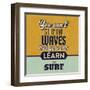 You Can't Stop the Waves-Lorand Okos-Framed Art Print