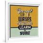 You Can't Stop the Waves-Lorand Okos-Framed Art Print