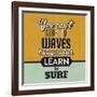 You Can't Stop the Waves-Lorand Okos-Framed Art Print