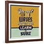 You Can't Stop the Waves-Lorand Okos-Framed Art Print