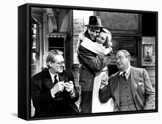 You Can't Take It With You, Lionel Barrymore, James Stewart, Jean Arthur, Edward Arnold, 1938-null-Framed Stretched Canvas