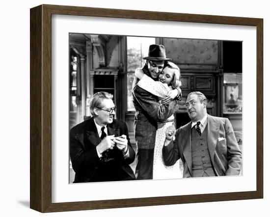 You Can't Take It With You, Lionel Barrymore, James Stewart, Jean Arthur, Edward Arnold, 1938-null-Framed Photo