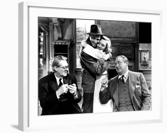 You Can't Take It With You, Lionel Barrymore, James Stewart, Jean Arthur, Edward Arnold, 1938-null-Framed Photo