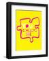 You Complete Me Puzzle - Tommy Human Cartoon Print-Tommy Human-Framed Art Print