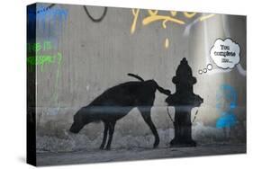 You Complete Me-Banksy-Stretched Canvas