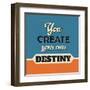 You Create Your Own Destiny-Lorand Okos-Framed Art Print