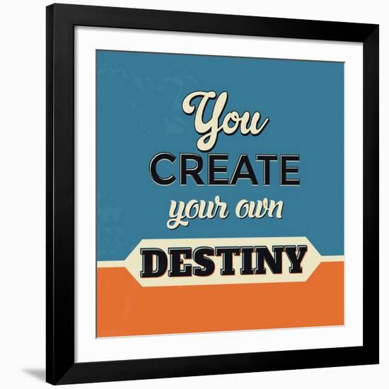 You Create Your Own Destiny-Lorand Okos-Framed Art Print