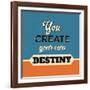 You Create Your Own Destiny-Lorand Okos-Framed Art Print