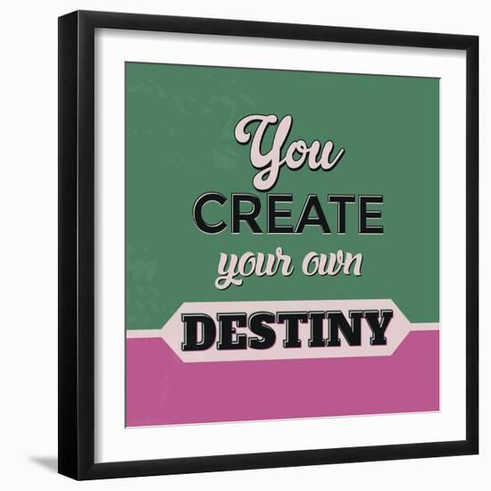 You Create Your Own Destiny-Lorand Okos-Framed Art Print